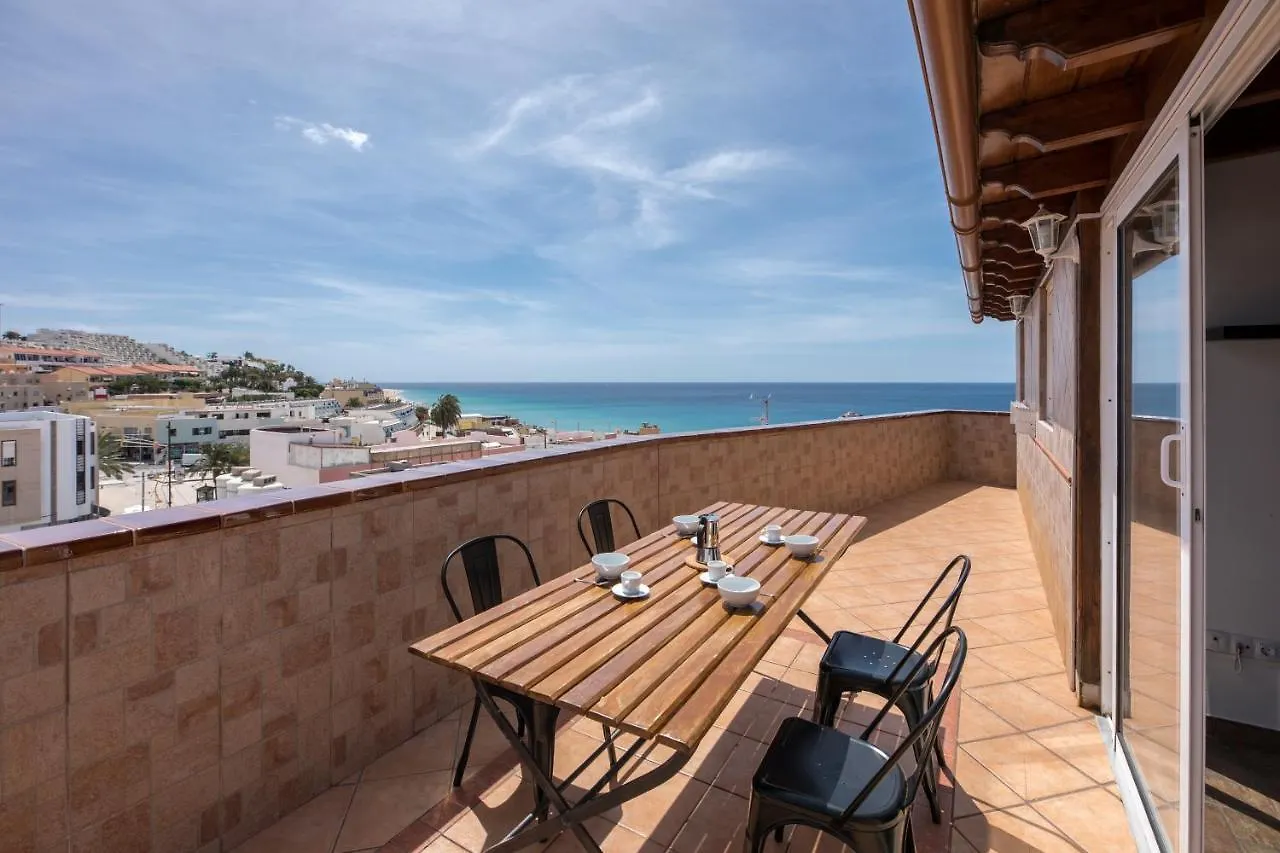 Apartment Attico Vista Oceano E Citta 3 Camere 3 Bagni Wifi Ac Morro Jable  Spain